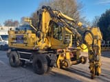 2012 Atlas 1604 KZW wheel excavator, side view