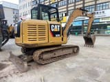 2022 Caterpillar 307E crawler excavator, rear three-quarter view