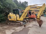 2016 Komatsu PC56-7 mini excavator, side view