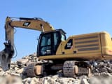 2019 Caterpillar 336GC crawler excavator, side view