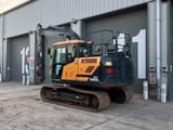 2022 Hyundai HX140AL crawler excavator, rear three-quarter view