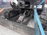 2021 Bobcat E20Z mini excavator front blade and undercarriage view