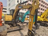 2020 Sany SY60C mini excavator, front three-quarter view