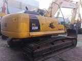 2018 Komatsu PC220 гусеничний екскаватор, задній тричвертний вигляд