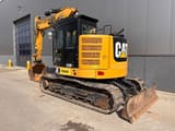 2017 Caterpillar 315FLCR crawler excavator, rear three-quarter view