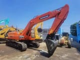 2021 Doosan DX225 crawler excavator, side view