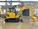 2022 Komatsu PC56-7 mini excavator, side view