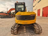 2019 JCB 85Z mini excavator rear view