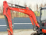 2015 Kubota U35-3&3 mini excavator boom and cab view