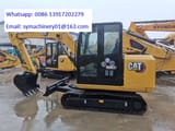 2023 Caterpillar 306E2 mini excavator, side view