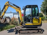 2021 Yanmar SV26 mini excavator, side view