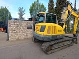 2021 Wacker Neuson ET90 mini excavator, rear three-quarter view