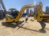 2020 Komatsu PC40MR-2 mini excavator, side view