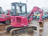 2023 Yanmar VIO 30 mini excavator, three-quarter view