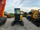 2023 Komatsu PC35MR mini excavator, rear view