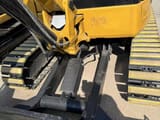 2020 Caterpillar 303.5E mini excavator front blade and tracks view