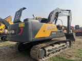 2022 Volvo EC210 crawler excavator, rear three-quarter view