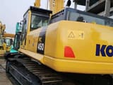 2019 Komatsu PC450-8 crawler excavator rear three-quarter view