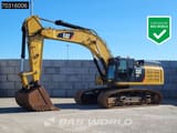 2017 Caterpillar 352F crawler excavator, side view