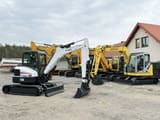 2013 Bobcat E50 mini excavator, side view