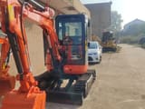 2023 Kubota U35-5 mini excavator, front three-quarter view