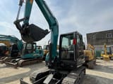 2023 Sunward SWE70E crawler excavator, front three-quarter view