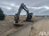2013 Volvo EC220DL crawler excavator, front three-quarter view