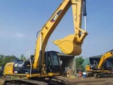 2020 Caterpillar 330D2 crawler excavator, side view