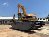 2018 Caterpillar 320CL Raupenbagger, Ansicht von hinten-dreiviertel