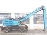 2016 Fuchs MHL335 E material handler, side profile view