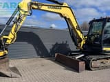 2018 Yanmar SV100 crawler excavator side view
