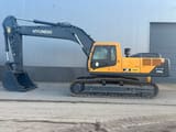 2025 Hyundai R340L crawler excavator, side view