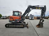 2017 Volvo ECR88D mini excavator, side view