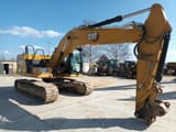 2020 Caterpillar 323 crawler excavator, side view