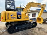 Komatsu PC160 crawler excavator, side profile view