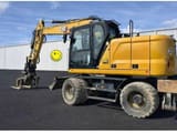 2019 Caterpillar M314 wheel excavator, side profile view