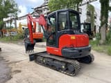 2022 Kubota KX165 mini excavator, rear three-quarter view