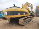 2021 Caterpillar 330C crawler excavator rear three-quarter view