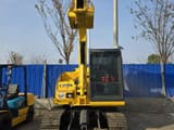 2024 Komatsu PC70 mini excavator, front view