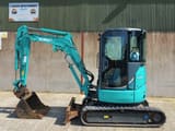 2016 Kobelco SK28SR-6 mini excavator, side profile view