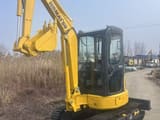 2023 Komatsu PC35MR mini excavator, side view