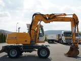 2001 Liebherr A314 Litronic wheel excavator, side view