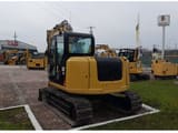 2019 Caterpillar 308E2CR crawler excavator, rear three-quarter view