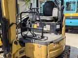 2022 Caterpillar 302C mini excavator operator station view