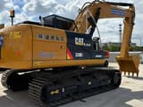 2024 Caterpillar 320D2 Raupenbagger, Ansicht von hinten dreiviertel