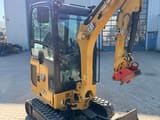 2022 Caterpillar 301.6-05A mini excavator, front three-quarter view