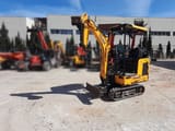 2019 JCB 15C mini excavator, side view