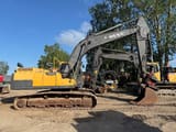 2014 Volvo EC250D crawler excavator, side view