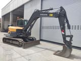2018 Volvo ECR88D crawler excavator, side profile view