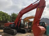 2019 Hitachi ZX350 crawler excavator, side profile view